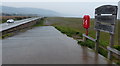 A wet day at Traeth Pensarn Beach