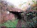 Bridleway under dismantled railway