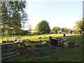 New Fryston churchyard, looking north-east