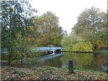 TQ2979 : Blue Bridge over the lake at St James's Park by David Smith