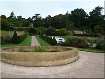 SS9615 : Knightshayes Court - walled garden by Chris Allen