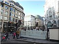 Railings around stairs to Eastcheap toilets