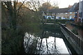 TL3212 : Hertford: looking upstream at Mill Bridge by Christopher Hilton
