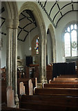 SS5623 : Interior, St Andrew's church, Yarnscombe by Derek Harper