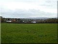 Looking south-west across grassland to Woodbury