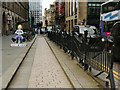 Segregated cycle lane, Hope Street, Glasgow