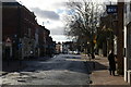 SJ2829 : Oswestry: Church Street, looking out of town by Christopher Hilton