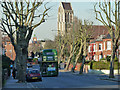 Routemaster bus on Walm Lane