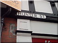 SJ4066 : Hunter Street sign, Chester by Meirion