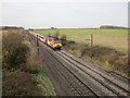 HST approaching Stubton Bridge