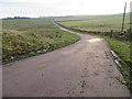 Road from Allanshaws near Lauder in the Scottish Borders