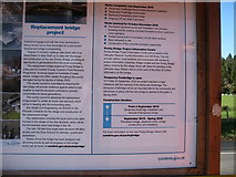 NY4624 : Pooley Bridge information board by David Purchase