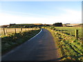 Minor road heading towards Easter Blakeshouse Croft