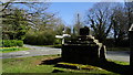 Ancient cross & sign at Nether Alderley