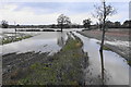 Flooded farmland near Sandford