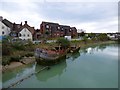 Former house boat on the River Ouse