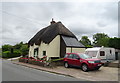 Thatched cottage on Pewsey Road, Rushall