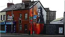 G6836 : Sligo - Maud Gonne Mural at Jct Union St & Lord Edward St by Colin Park