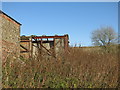 Old railway goods van and barn near Rookhope village (3)