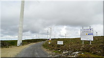 G9019 : Service road through Black Banks Wind Farm, Seltannasaggart by Colin Park