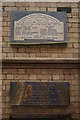 SK9770 : Lincoln Central Station: Midland Railway war memorial in the ticket hall by Christopher Hilton