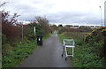 NY0030 : Abandoned shopping trolley beside National Cycle Route 72 by JThomas