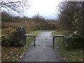 Barriers on National Cycle Route 72, Harrington Junction