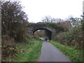NX9925 : Bridge over National Cycle Route 72 by JThomas