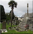 Grade II Listed cross in St Illtud