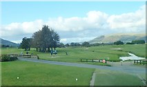 J2109 : Greenore Golf Course from the R175 by Eric Jones