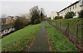 Path towards Brecon town centre