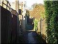 Footpath to Heage crossing Coronation Avenue