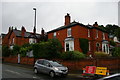 Lincoln: houses at junction of Yarborough Road and Carline Road