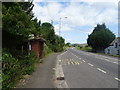 Bus stop and shelter on Bridgwater Road (A370)