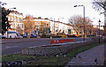 Cromwell Road with pigeons