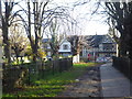 TQ3789 : Path through St Mary's Churchyard, Walthamstow Village by Marathon