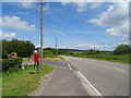 Elizabeth II postbox on Bridgwater Road, Bleadon