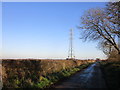 Roadway from Aslockton sewage works