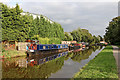 SJ8934 : Trent and Mersey Canal approaching Stone in Staffordshire by Roger  D Kidd