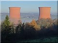 SJ6503 : Cooling towers at Ironbridge Power Station by Philip Halling