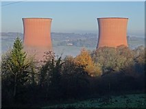 SJ6503 : Cooling towers at Ironbridge Power Station by Philip Halling