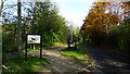 Waggon Road leading towards Park Bridge Heritage Centre, Tameside