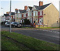 Houses on the east side of Station Road, Rhoose