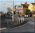 Direction signs at the northern end of Station Road, Rhoose