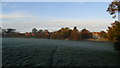 Frosty field path E of Welford, Northamptonshire