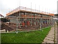 New clubhouse under construction at Irnham Road