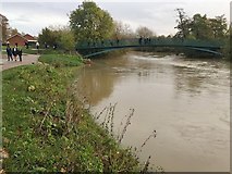 SP2965 : The river has risen following rain overnight, Warwick (2) by Robin Stott