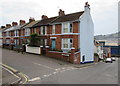 Houses at the western end of Bitton Avenue, Teignmouth