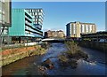 The River Don seen from Blonk Street Bridge