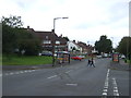 Bus stop and shelter on Hurst Road